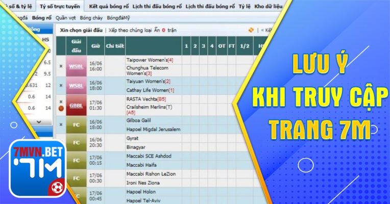 Hướng dẫn tham gia vào trang web 7m